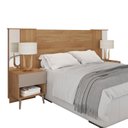 Ver imagem 6 de Cabeceira Casal Extensível 2 Mesas com Gaveta Reflex