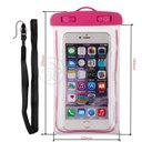 Ver imagem 3 de Capa Bolsa a Prova Dágua Impermeável Universal para Celular - Rosa