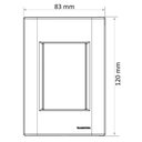 Ver imagem 2 de Conjunto 4x2 com 2 Interruptores Simples 10 a 250 V e 1 Tomada 2p+t 20 a 250 V Tramontina Giz Branco