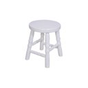Ver imagem 1 de Banqueta Baixa para Quarto Infantil 30cm Dalas Branco