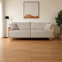 Ver imagem 6 de Sofá Fixo 4 Lugares Luxo 250cm Arthur Bege