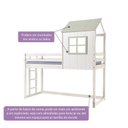 Ver imagem 6 de Cama Alta Infantil Cabana Family Casatema MadeiraOriginals Branco/Verde