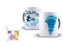 Ver imagem 2 de Kit presente Exclusivo para Autistas Luz Azul com almochaveiro especial Coleção Tea e Amor