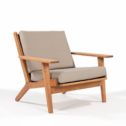 Poltrona Lótus Stain Jatobá Acquablock Fendi - 1