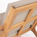 Ver mais imagens de Poltrona Lótus Stain Jatobá Acquablock Fendi