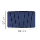 Ver imagem 2 de Painel Estofada Bélgica 100cm Solteiro Para Cama Box Quarto Suede Azul Marinho - Gat Magazine