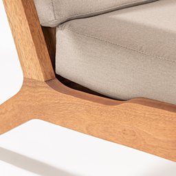 Sofá 2 Lugares Lótus Stain Jatobá Acquablock Fendi - 7