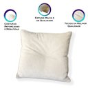 Ver imagem 3 de Capa para Almofada Quadrada Boucle 40x40cm - 7 Decor Bege