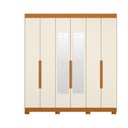 Ver imagem 2 de Guarda-Roupa de Casal 6 Portas Vinci com Espelhos Cinamomo