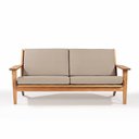 Ver imagem 2 de Sofá 3 Lugares Lótus Stain Jatobá Acquablock Fendi