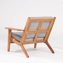 Ver imagem 4 de Poltrona Lótus Stain Jatobá Acquablock Grafite