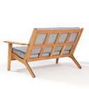 Ver imagem 4 de Sofá 2 Lugares Stain Jatobá Acquablock Grafite Lótus