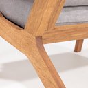 Ver mais imagens de Sofá 3 Lugares Lótus Stain Jatobá Acquablock Grafite