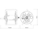 Ver imagem 3 de Suporte Enrolador + Mangueira Jardim 1/2" com 20m + Esguicho com Jato Regulável + Engates Rápido + B