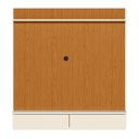 Ver imagem 7 de Painel para Tv até 42 Polegadas Wave C/ Closet Premium Quarto Sala Nicho Rack Cor Cinamomo/off White