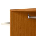 Ver imagem 6 de Painel para Tv até 42 Polegadas Wave C/ Closet Premium Quarto Sala Nicho Rack Cor Cinamomo/off White