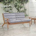 Ver imagem 1 de Sofá 3 Lugares Lótus Stain Jatobá Acquablock Listrado