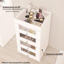 Ver imagem 2 de Carrinho de Maquiagem 4 Gavetas Tecno Mobili - Branco