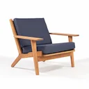 Ver imagem 1 de Poltrona Stain Jatobá Acquablock Lótus