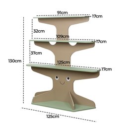 Prateleira Decorativa Infantil Arvore para Quarto Criança:colorido - 4
