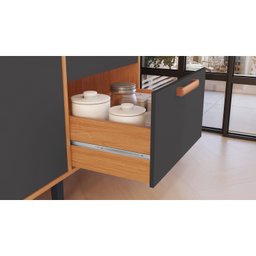 Cozinha Compacta 8 Portas 3 Gavetas 220cm Espaço para Forno e 5 Nichos Nápoles Itatiaia - 12