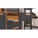 Ver imagem 6 de Cozinha Compacta 8 Portas 3 Gavetas 220cm Espaço para Forno e 5 Nichos Nápoles Itatiaia