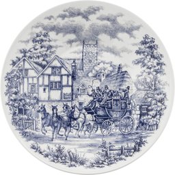 Kit 12 Pratos Fundos Biona Cena Inglesa Oxford® Cerâmica 22cm - 1