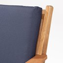 Ver imagem 6 de Sofá 3 Lugares Stain Acquablock Lótus Azul/Jatobá