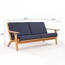 Ver imagem 3 de Sofá 3 Lugares Stain Acquablock Lótus