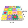 Tapete De E.V.A Formas Geométrica 16 Peças 15 X 15 Cm - 3