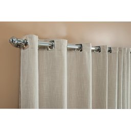 Cortina Gaze De Linho Forro Blackout 3,00x2,80 Sala E Quarto Avelã/Bege - 6