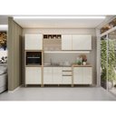 Ver imagem 4 de Cozinha Modulada Compacta 5 Peças com Vidro Reflecta Brise Luciane Móveis