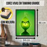 Decoração Quarto Criativo Quadro Filme o Grinch com Moldura - 2
