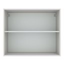 Ver imagem 3 de Armário de Cozinha Aéreo 80 cm 2 Portas Branco/Preto Agata Madesa