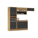 Ver imagem 3 de Cozinha Compacta 4 Peças 6 Portas 5 Gavetas 1 Nicho para Forno Lisboa Itatiaia