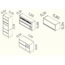 Ver imagem 4 de Cozinha Compacta 4 Peças 6 Portas 5 Gavetas 1 Nicho para Forno Lisboa Itatiaia