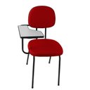 Ver imagem 7 de kit 2 Cadeira Universitária Secretária com Prancheta Ecoflex
