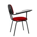 Ver imagem 2 de kit 2 Cadeira Universitária Secretária com Prancheta Ecoflex