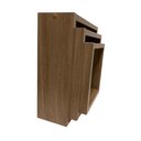 Ver imagem 1 de Nicho Decorativo Kit 3 Unidades Amêndoa