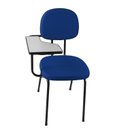 Ver imagem 2 de kit 2 Cadeira Universitária Secretária com Prancheta Ecoflex