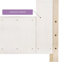 Ver imagem 3 de Beliche Casal Montessoriano Family com Escorregador Casatema MadeiraOriginals Branco/Marrom