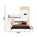 Ver mais imagens de Beliche Casal Montessoriano Family com Escorregador Casatema MadeiraOriginals Branco/Marrom