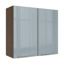 Ver imagem 1 de Armário Aéreo 70 cm 2 Portas Rustic/Cinza Lux Madesa