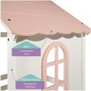 Ver imagem 2 de Beliche Montessoriano Club House Sweet com Escorregador Casatema MadeiraOriginals Branco/Rosa