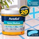Ver imagem 1 de Kit 20 Rejunte Multiuso Epóxi Azul Piscina Porto Koll 1kg