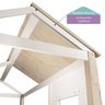 Cama Alta Infantil Club House com Escorregador Casatema MadeiraOriginals - 2