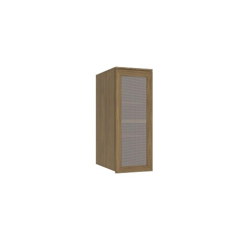 Aéreo Maleiro Alto de 1 Porta com Tela 36cm Linha Modulado Adapt N540 Kappesberg- Nogueira