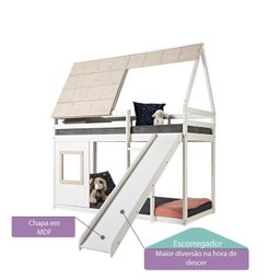 Beliche Montessoriano Cabana Noopy com Escorregador Casatema - 5