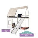 Ver imagem 2 de Beliche Montessoriano Cabana Noopy com Escorregador Casatema MadeiraOriginals Branco
