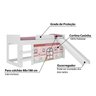 Cama Infantil com Escorregador Doce Casinha Joy - 3